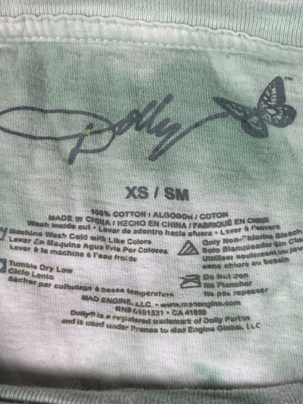 Dolly Parton What Would Dolly Do T-Shirt Women XS Tie Dye Music - Picture 4 of 6